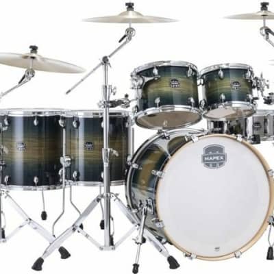 Mapex Armory Series Studioease 6pc Shell Pack Fast Toms Rainforest Burst AR628SF