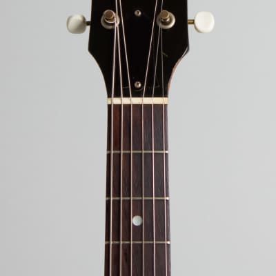 Gibson  ES-140 Arch Top Hollow Body Electric Guitar (1953), ser. #Y3501-81, brown alligator chipboard case. image 5