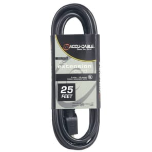 Accu-Cable EC-123-25 12-Gauge Pro Power Extension Cord - 25'