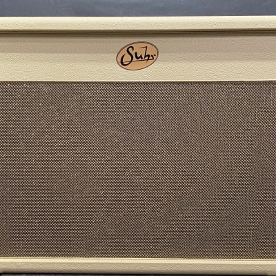 Suhr 2x12 Speaker Cabinet in Cream with Celestion V-Type Speakers image 1