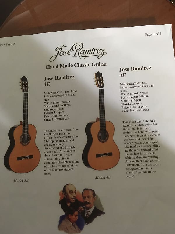 Jose Ramirez 3E 1987 Classical Guitar