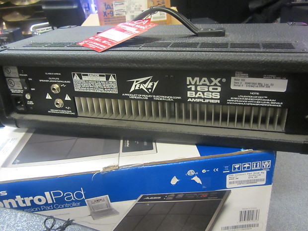 Peavey Max 160 Bass ヴィンテージ　アンプヘッド　USA製 Circa 2000 Peavey Max 160 Bass Amp 160 watts w/built-in DI
