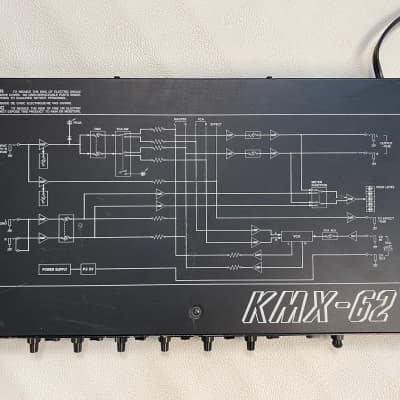 Korg KMX-62 Keyboard Mixer Vintage Rackmount c. 1980s image 11