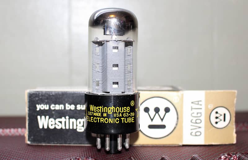 WESTINGHOUSE 6V6GTA 6V6GT VT-107 GRAY 7591 PLATE D GETTER | Reverb UK