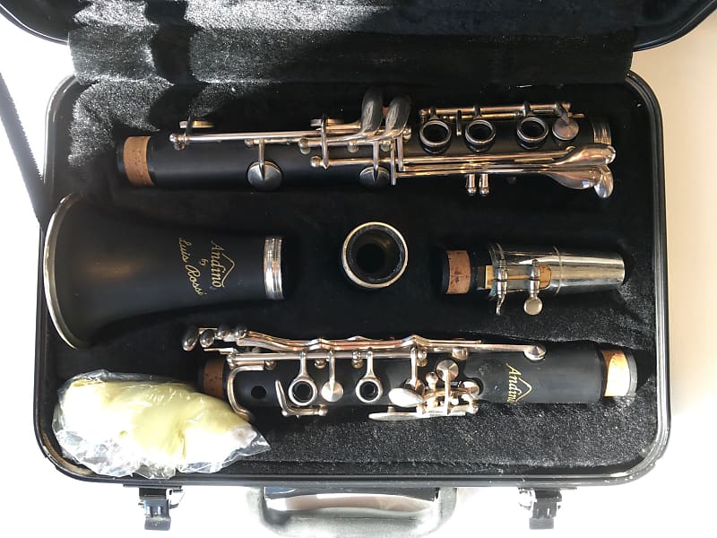 Andino Student B♭ Clarinet by Luis Rossi complete with Case [USED] image 1