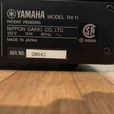 Yamaha RX11 Digital Rhythm Programmer 1984 - Black image 2