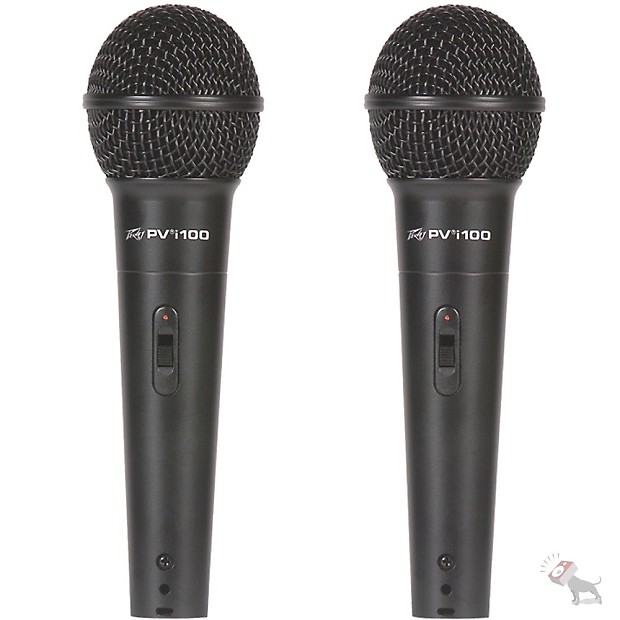 Peavey 3016900 PVi-100 Handheld Neodymium Dynamic Microphone (2-Pack) image 1
