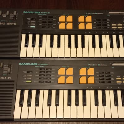 2 X Casio SK-5 Sampling Keyboard