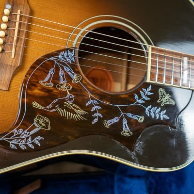 Gibson Custom Shop Hummingbird VS 2010 Vintage Sunburst Acoustic Electric Guitar w/ OHSC image 6