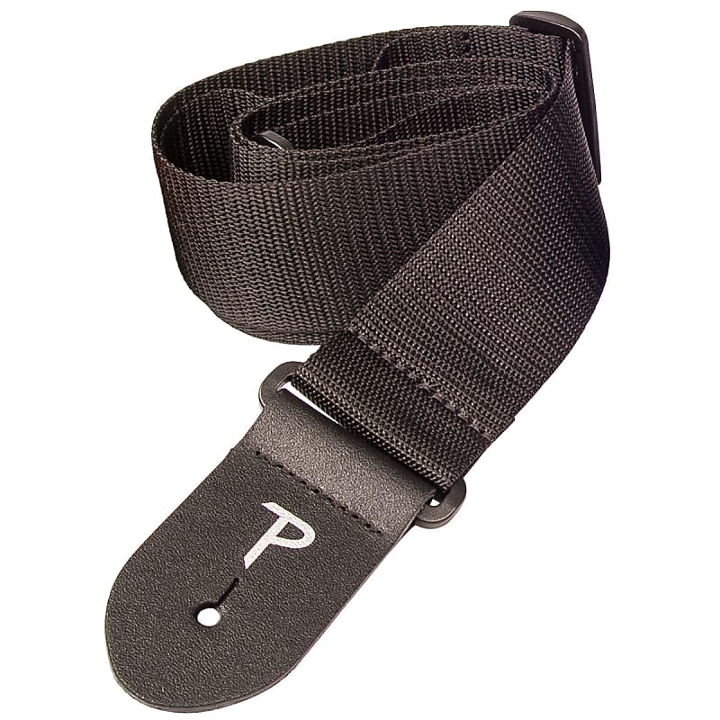 Perri's Polyester Extra Long Guitar Strap Black Reverb