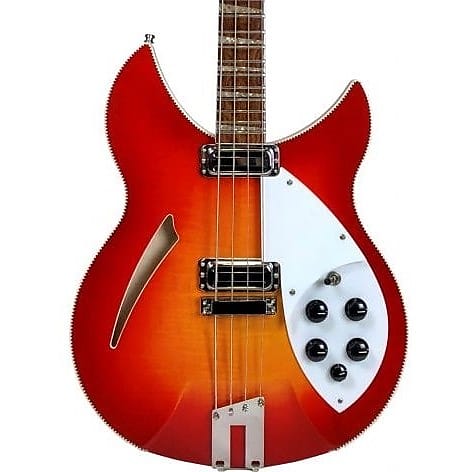 Rickenbacker 4005XC 90th Anniversary Bass, Amber Fireglo image 1