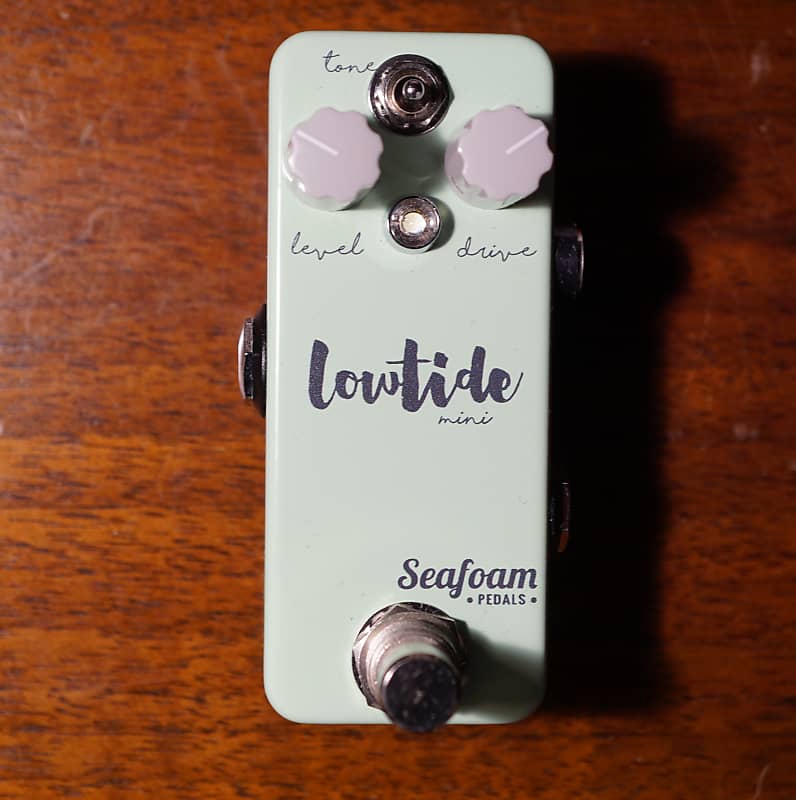 Seafoam Pedals Lowtide Mini Overdrive Pedal 2019 Green