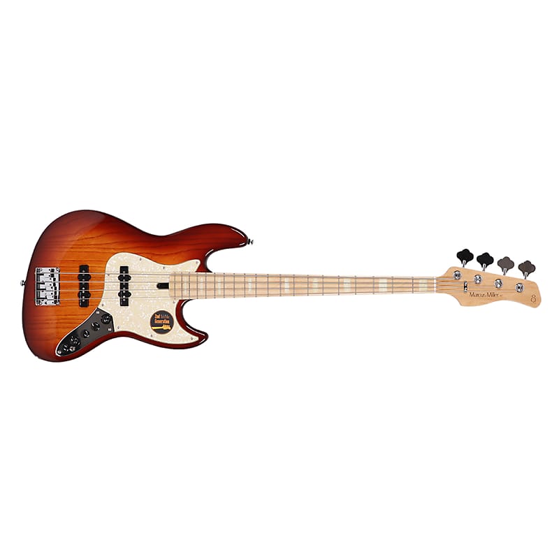 Sire Marcus Miller V7 4-String 2nd Gen Bass, Swamp Ash, TS, Tobacco Sunburst image 1