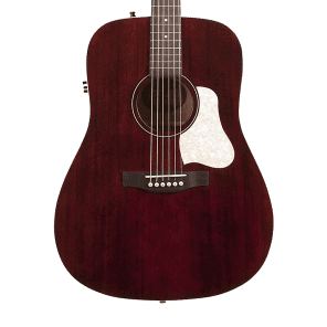 Art & Lutherie Americana Dreadnought w/ Electronics Tennessee Red