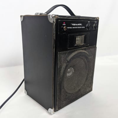 Radio Shack - Realistic MPS-20 Portable Amplified Speaker System - Black image 3