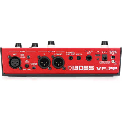 Boss VE-22 Vocal Performer Bundle w/ 2-Pack Pig Hog PHM10 8mm Mic Cable, 12-Pack Guitar Pick and Liquid Audio Polishing Cloth image 5