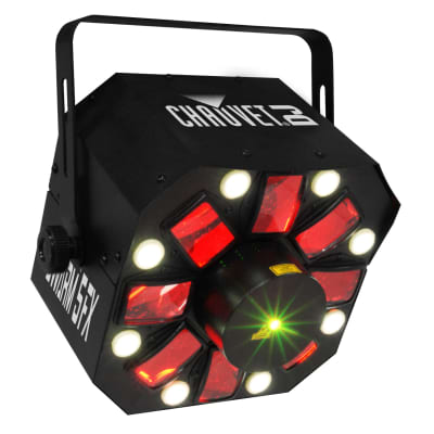Chauvet DJ Swarm 5 FX 3-in-1 LED Light w/ RGBAW Rotating Derby & 17" Beam Angle image 3