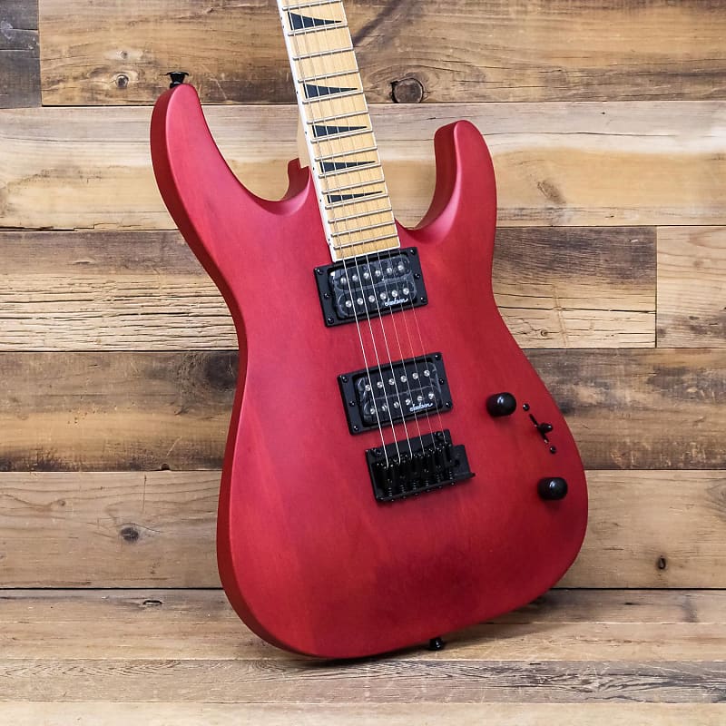 Open Box Jackson JS Series Dinky Arch Top JS24 DKAM, Red Stain