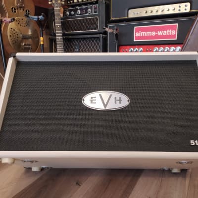 EVH Evh 5150 III 2x12 Straight Cabinet B Stock - Ivory for sale