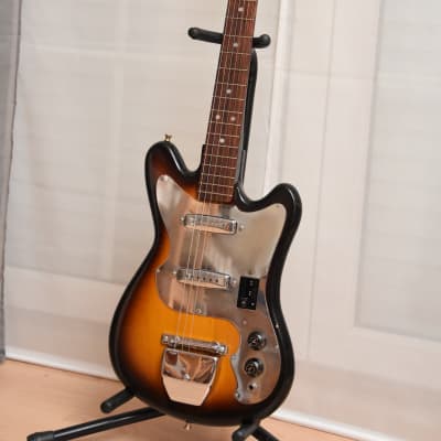 Suziki Hertiecaster – 1960s Japan Vintage Teisco Style Guitar / Gitarre image 3