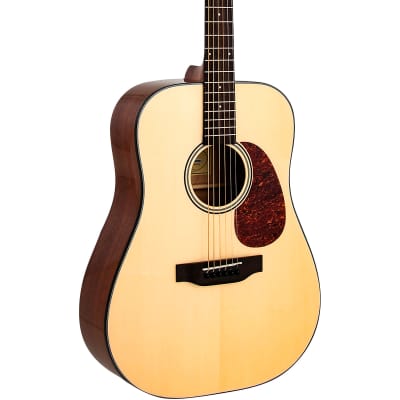 SIGMA SIG10DNATS Solid Top Dreadnought Acoustic Guitar Natural Gloss Finish Right Handed image 1