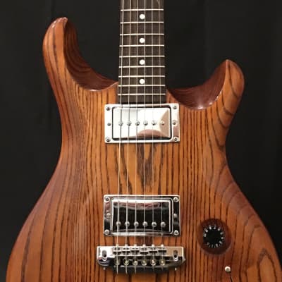NAH Guitars Curve Carve Ash Electric Guitar 2020 Amber image 2