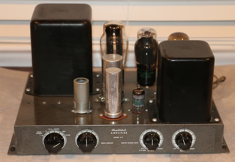 Heathkit A-9 Amplifier for online Parts or Repair UNTESTED Vintage.