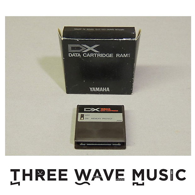 Yamaha DX-7 RAM Cartridge with Original Box