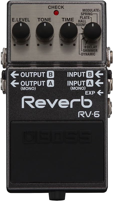 Boss RV-6 Digital Delay/Reverb Guitar Effects Pedal image 1