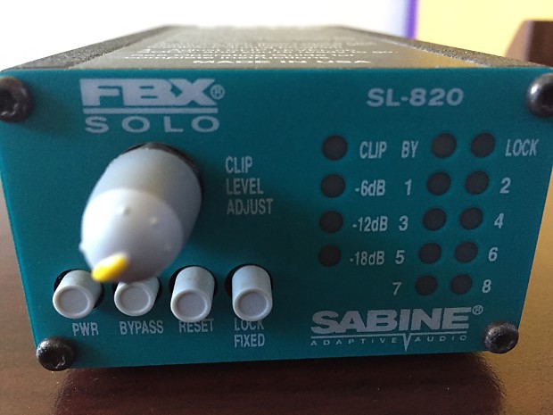 Sabine FBX Solo SL-620 Feedback Controller with Power Adapter | eBay