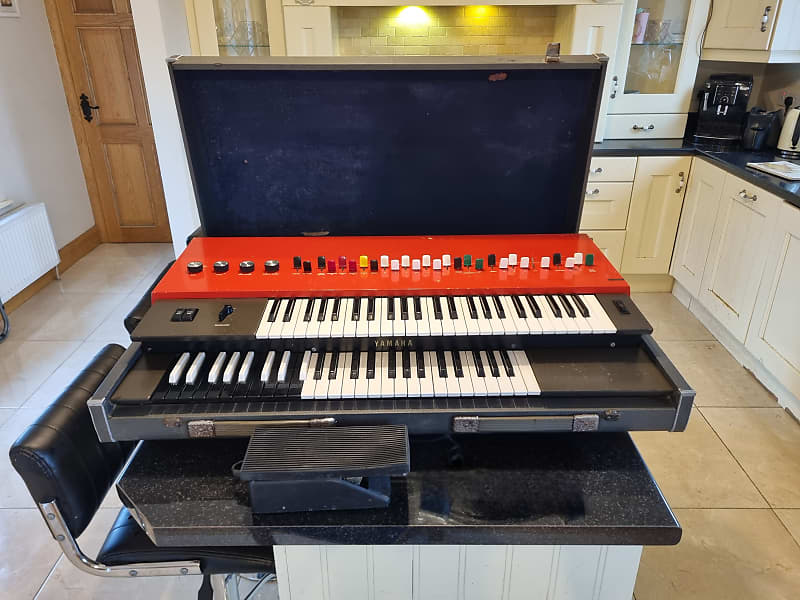Yamaha YC-25D Combo Organ 1972 - Case +Mains Cable + Foot Pedal - Shipping Worldwide image 1