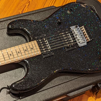 Jackson USA 2016  San Dimas Custom Shop Black Holoflake Guitar w/OHSC & All Case Candy, MINT! image 4