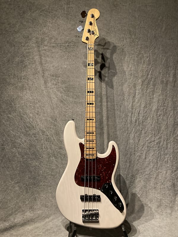 Fender American Deluxe Jazz Bass 2014 - White Blonde image 1