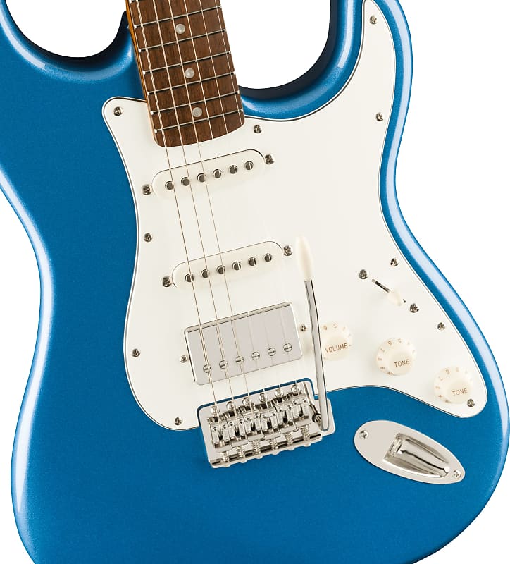 Fender Limited Edition Classic Vibe™ '60s Stratocaster® HSS, Laurel Fingerboard, Parchment Pickguard, Matching Headstock, Lake Placid Blue image 1