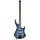 Ibanez EHB1505 Ergonomic Headless 5-String Bass (Pacific Blue Burst Flat)