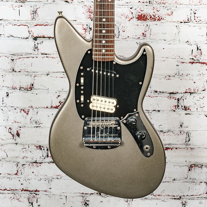 Fender 1996 MIJ Jagstang Electric Guitar, Grey Metallic Reverb