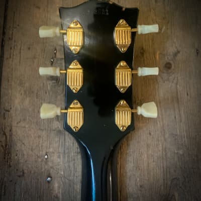 1958 Gibson Les Paul Custom, Ebony Black & Original Hard shell case image 8
