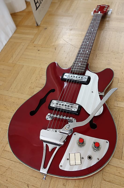 Teisco EP-2L thinline guitar 1964 - made in Japan | Reverb