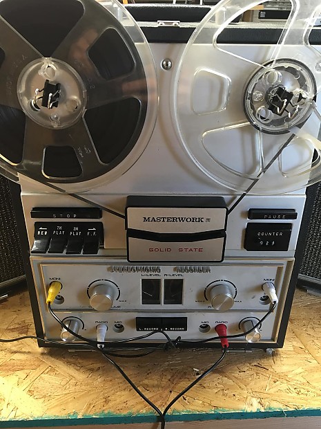 Masterwork Sterophonic recorder 7 inch reel to reel recorder