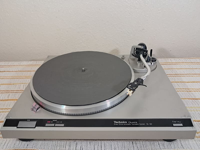 Technics SL-Q2 Direct Drive Turntable Vintage Japan Silver Tested 70s image 1