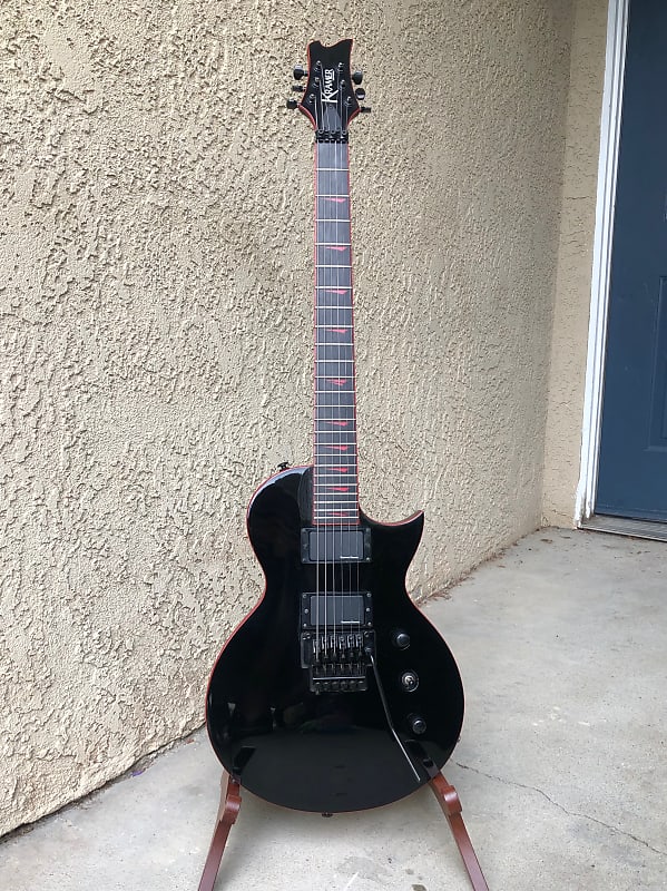 Kramer Assault 220 Black Red Mods Duncan AHB-1 Pickups Gotoh