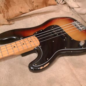Fender Precision Bass Lefty 1974 Sunburst image 15
