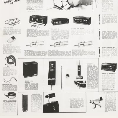 Vox 1966 US Catalog Reprint - Folded image 3