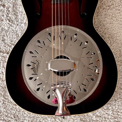 Recording King Rattlesnake Wood Body Resonator Guitar Sunburst #RR-41 VS - #Q2 image 3