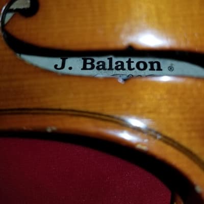 J. Balaton 1/2 Size Violin (Sarasota, FL) (NOV23) image 2