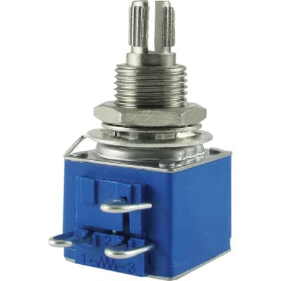 Potentiometer - Alessandro, 500K Audio, 1W, Knurled Shaft | Reverb