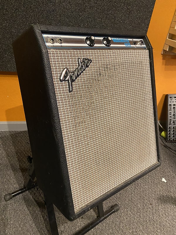 Fender Musicmaster Bass Tube 12" Combo Guitar Amp 1972 All Reverb