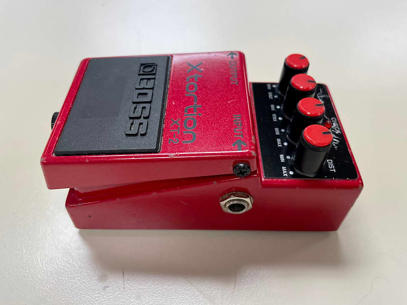 Boss XT-2 Xtortion (Silver Label) 1996 - 1998 - Red | Reverb