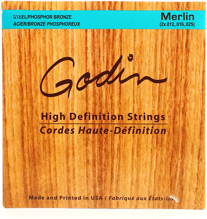 Seagull Guitars Merlin Strings - Steel/Phosphor Bronze Strings for M4 image 1