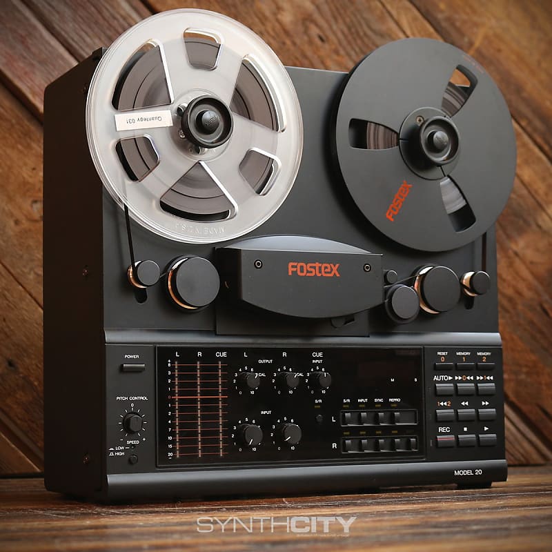 Fostex Model 20 1/4 Reel To Reel Mastering Tape Deck Recorder Player